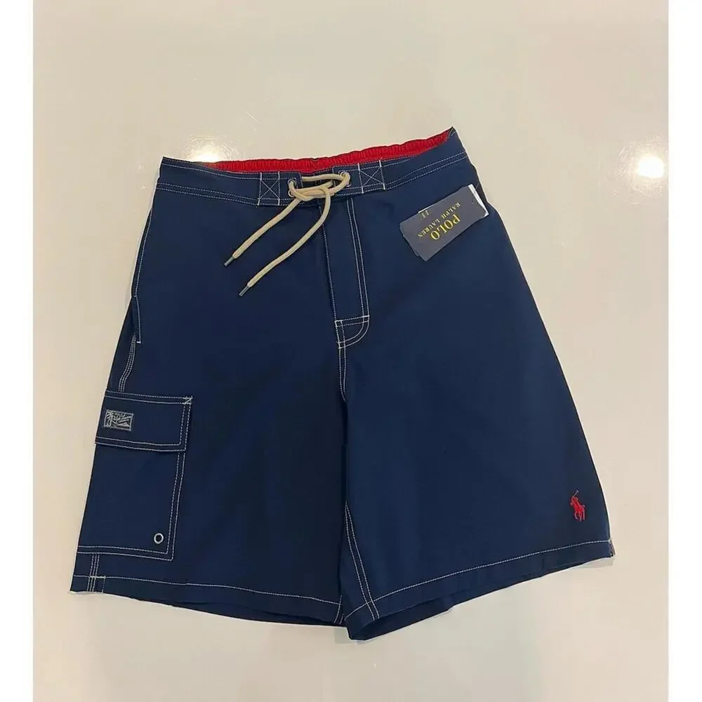 Polo Ralph Lauren Men's Size Small Kailua Classic Fit Swim Trunks Navy